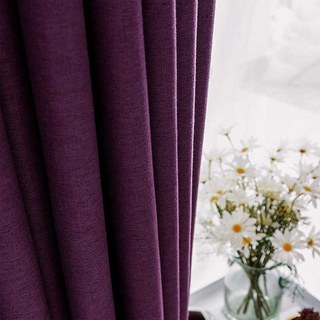 Pine Valley Purple Plum Blackout Curtain Drapes