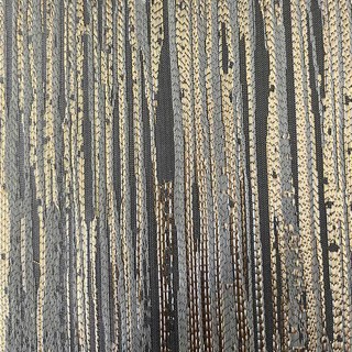 Sunbeam Glistening Subtle Textured Striped Gold & Gray Curtain Drapes 7