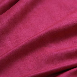 Velvety Faux Suede Magenta Hot Pink Curtain 6