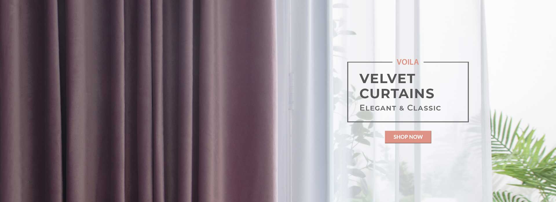 Velvet & Chenille Curtain Drapes