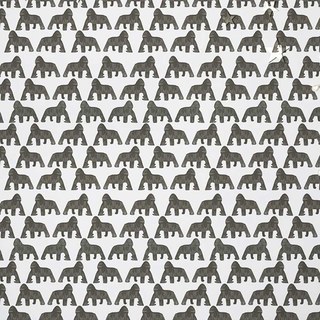 King Kong Gorilla Black and White Print Curtain 6