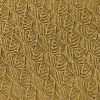 Scandinavian Basketweave Textured Bronze Gold Velvet Blackout Curtains