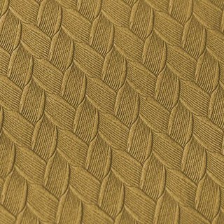 Scandinavian Basketweave Textured Bronze Gold Velvet Blackout Curtains