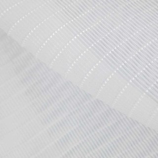 Tide Luxury Horizontal Striped White Sheer Curtain 9