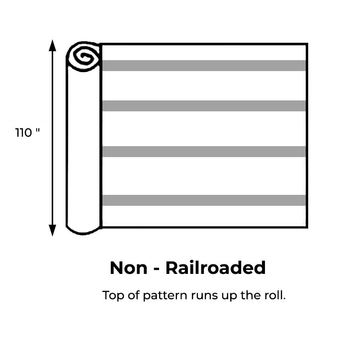 non-railroaded fabric