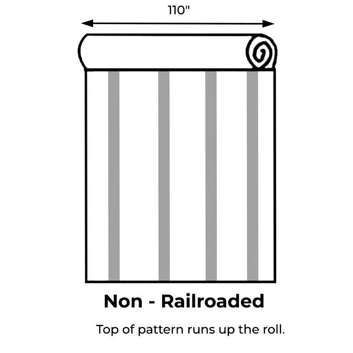 non-railroaded fabric