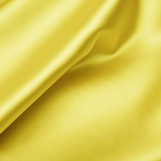 Clair de Lune Mustard Yellow Silky Satin Curtain
