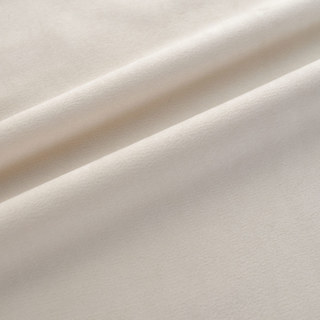 Microfiber Cream Velvet Curtain Drapes