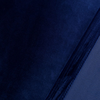 Microfiber Navy Blue Velvet Curtain Drapes 7