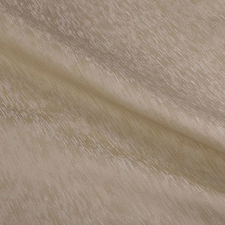 Silk Waterfall Subtle Textured Striped Shimmering Champagne Cream Curtain