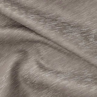 Silk Waterfall Subtle Textured Striped Shimmering Taupe Grey Curtain 3