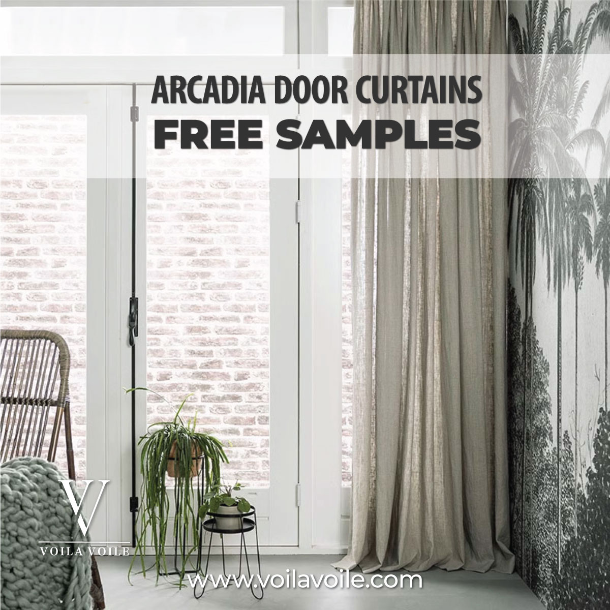 Arcadia Door Curtains