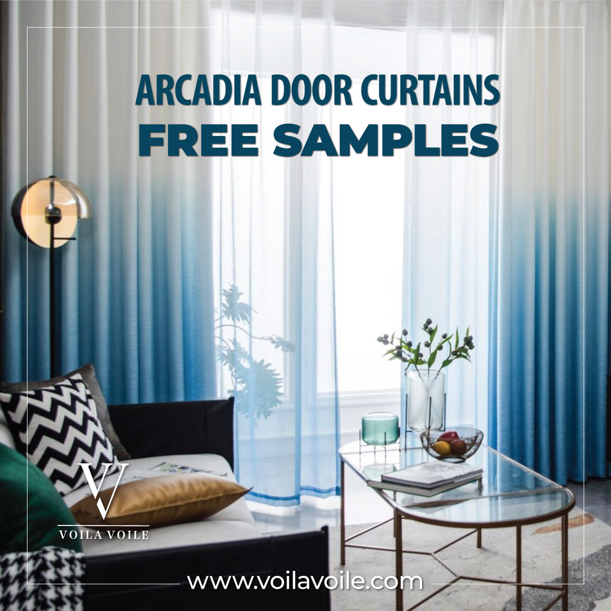 Arcadia Door Curtains