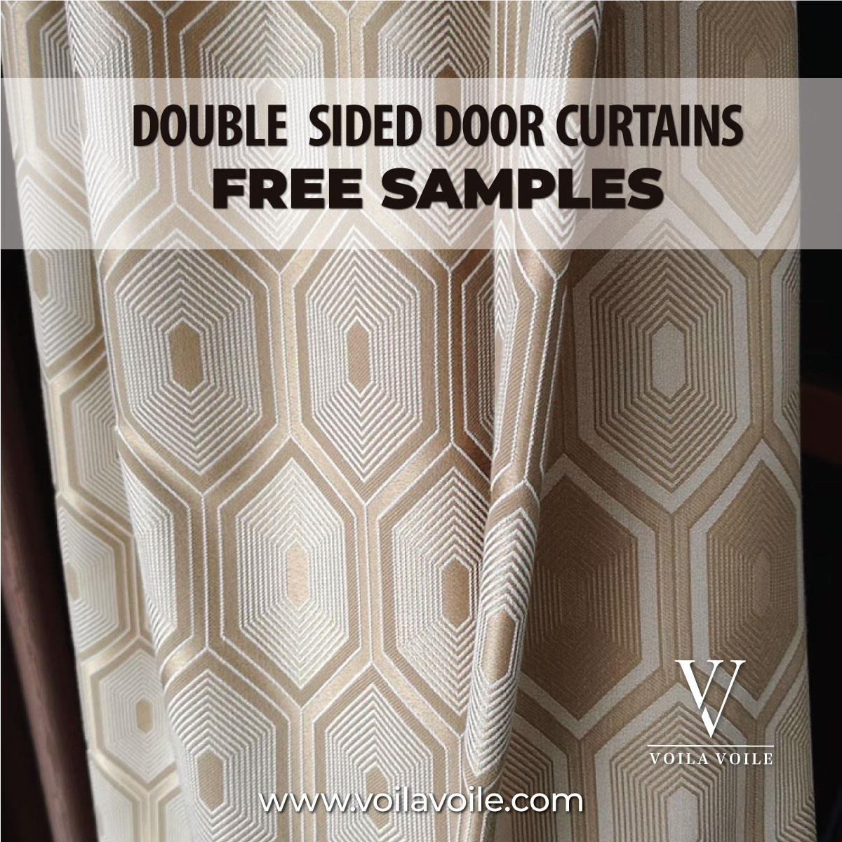 Double Sided Door Curtains