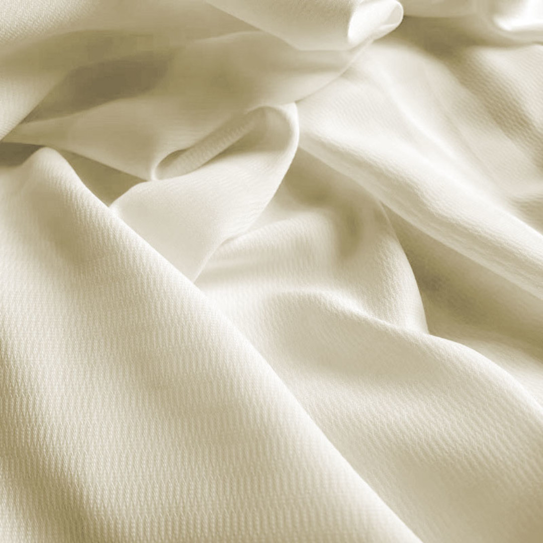 Cream Plain Sheer Curtains
