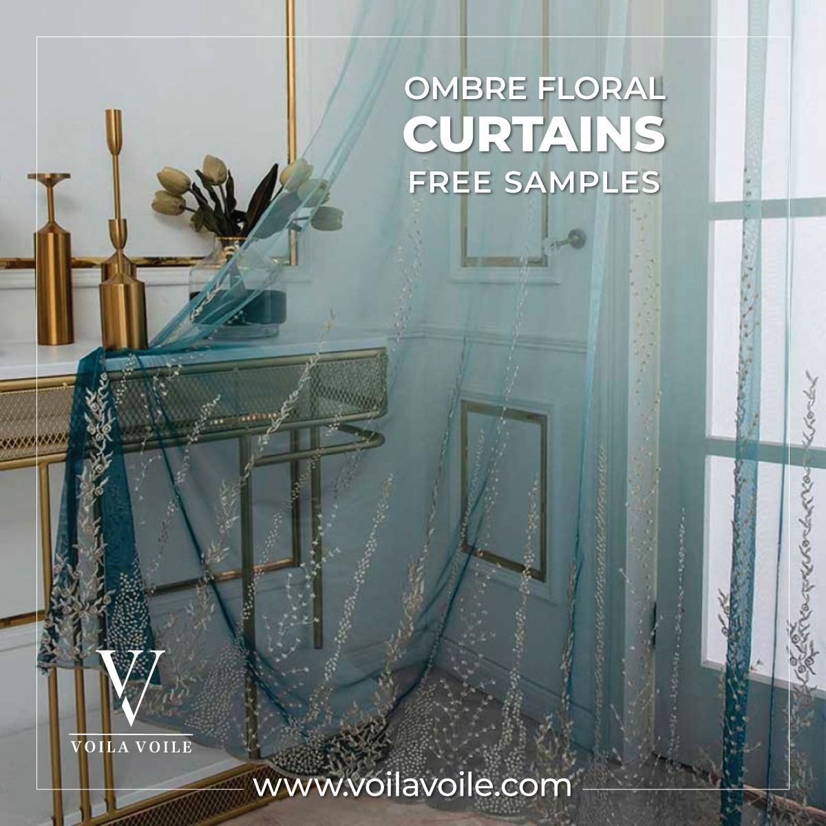 Ombre Voile Curtains Ombre Voile Curtains