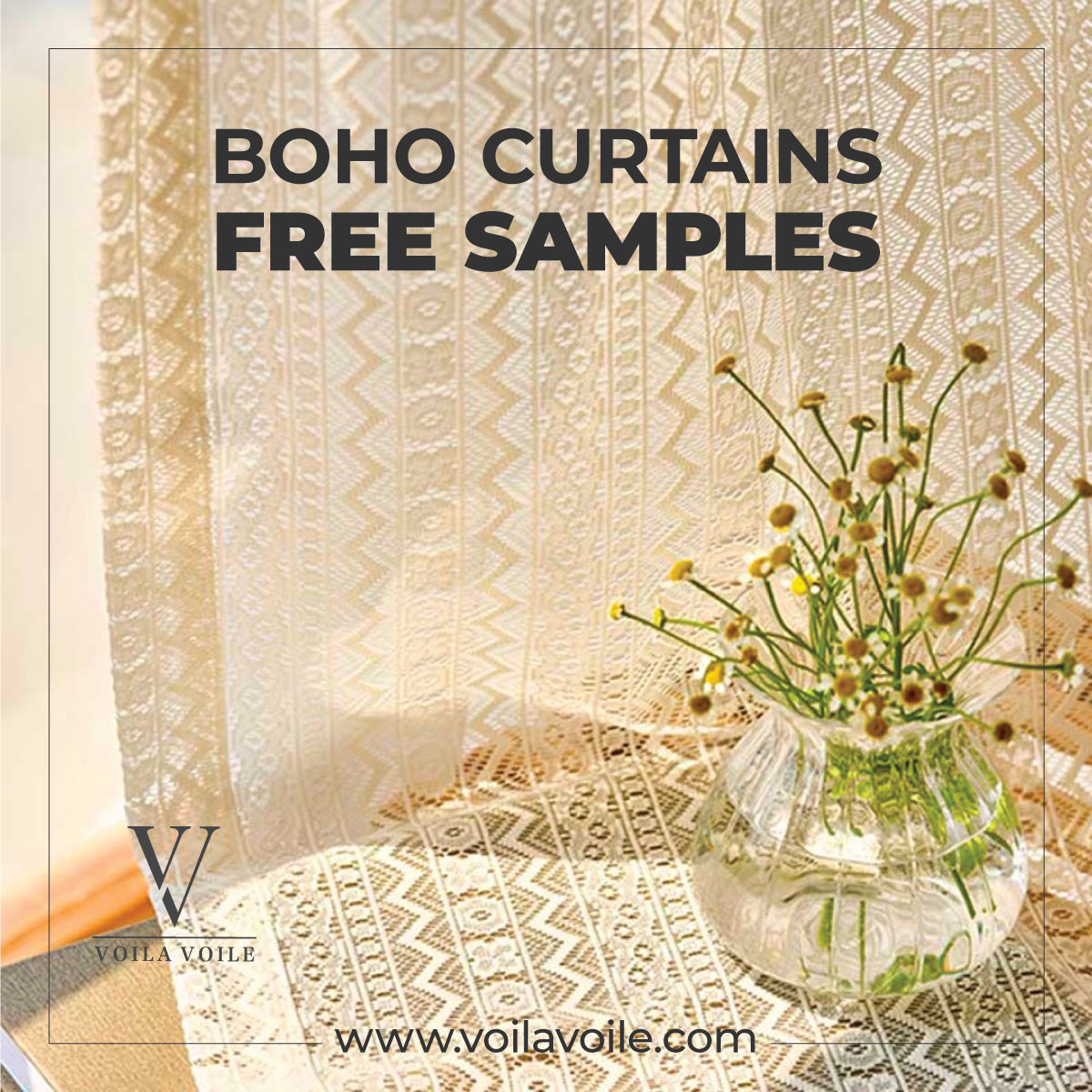 Boho Voile Curtains