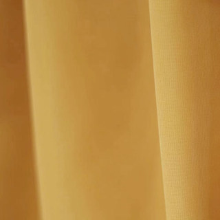 Soft Breeze Mustard Yellow Chiffon Sheer Curtain 4
