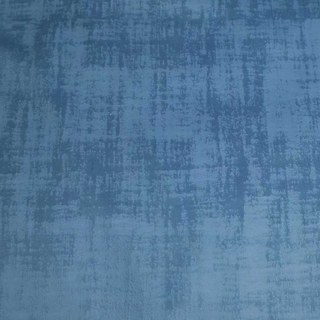 Premium Textured Haze Blue Velvet Curtain 5