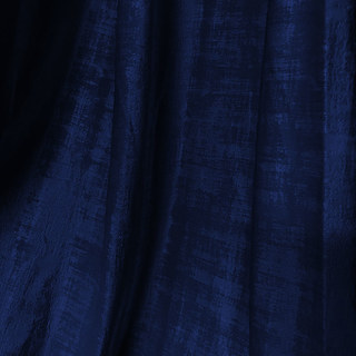 Premium Textured Midnight Navy Blue Velvet Curtain 3