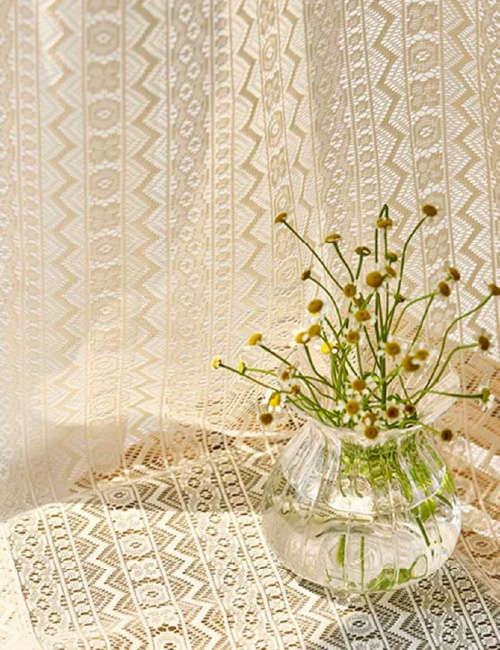 Lace & Net Sheer Curtains
