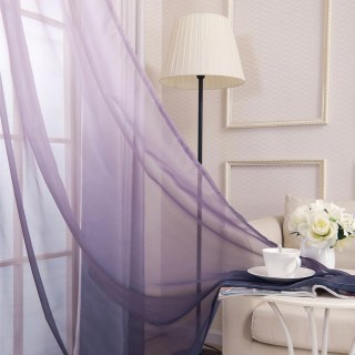 Candy Land Ombre Gray Sheer Curtain