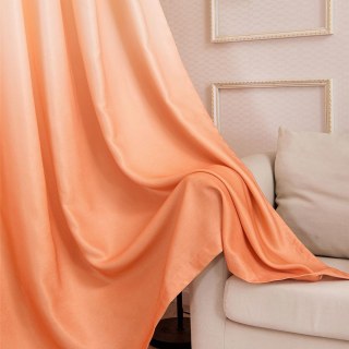 Candy Land Peach Orange Red Ombre Curtain 4
