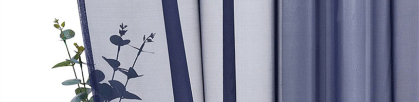 Blue Sheer Curtain