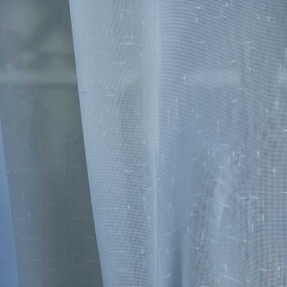 Crisscross Calm Baby Blue Textured Sheer Curtain 4