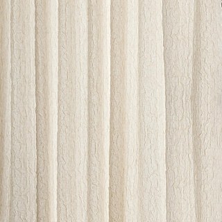 Crushed Drift Cream Linen Style Crinkle Sheer Curtain 5