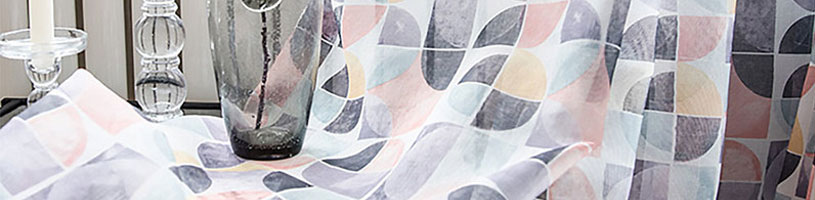 Mid Century Sheer Curtain