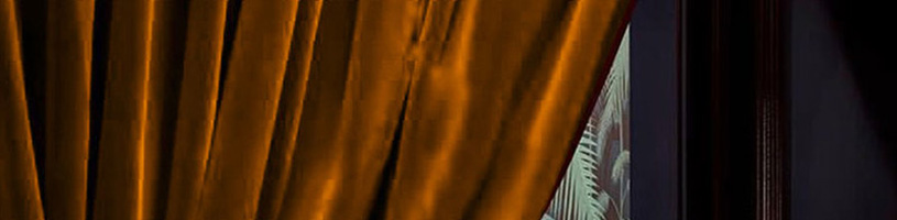 Orange/Terracotta Curtain