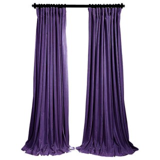 Fine Purple Lavender Velvet Curtain Drapes 4