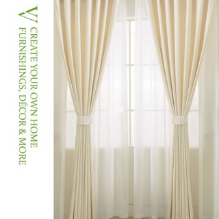 Luxury Cream Chenille Curtain 6