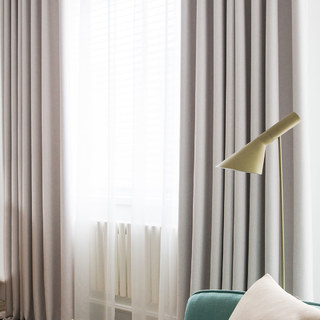 Absolute Blackout Neutral Ivory White Curtain Drapes