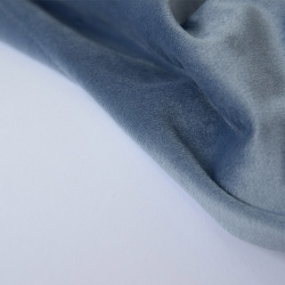 Fine Cadet Blue Velvet Curtain Drapes 3