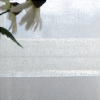 The Bright Side White Heavy Sheer Curtain 8