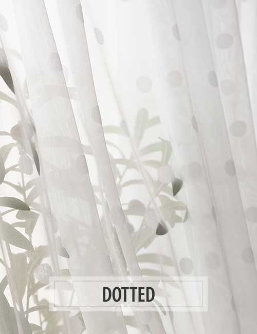 Dotted Sheer & Voile